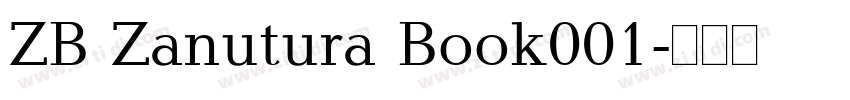 ZB Zanutura Book001字体转换